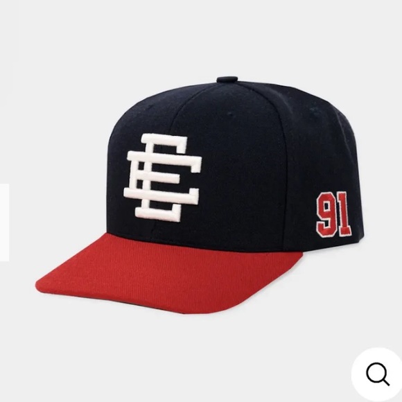 Eric Emanuel Other - Eric Emanuel navy & red ‘91 snapback hat